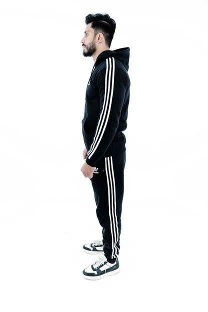 Men's Black Tracksuit Set