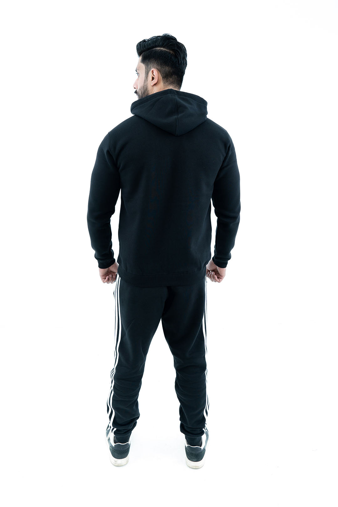 Men's Black Tracksuit Set