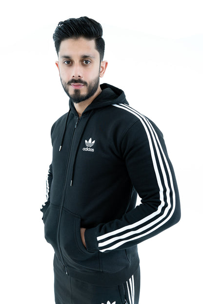 Men's Black Tracksuit Set