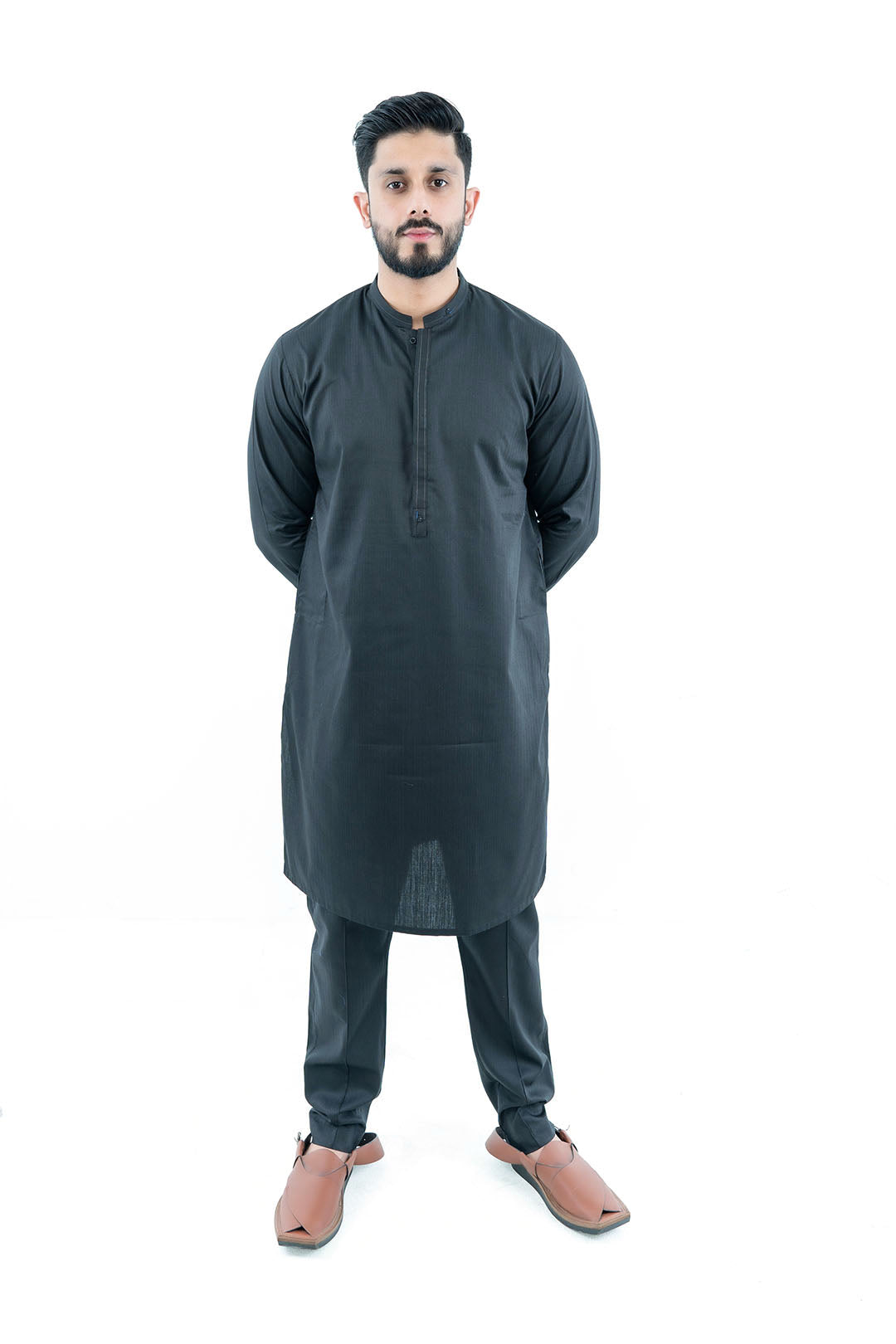 Men's Black Kurta Shalwar