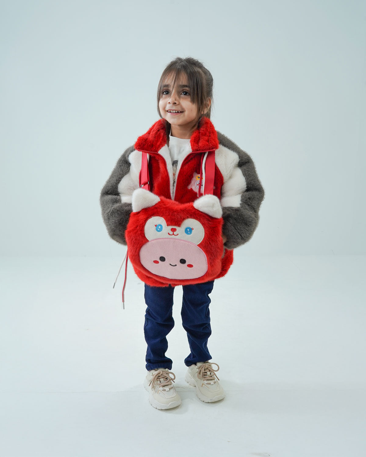 Baby Girls' Cartoon Embroidered Hoodie