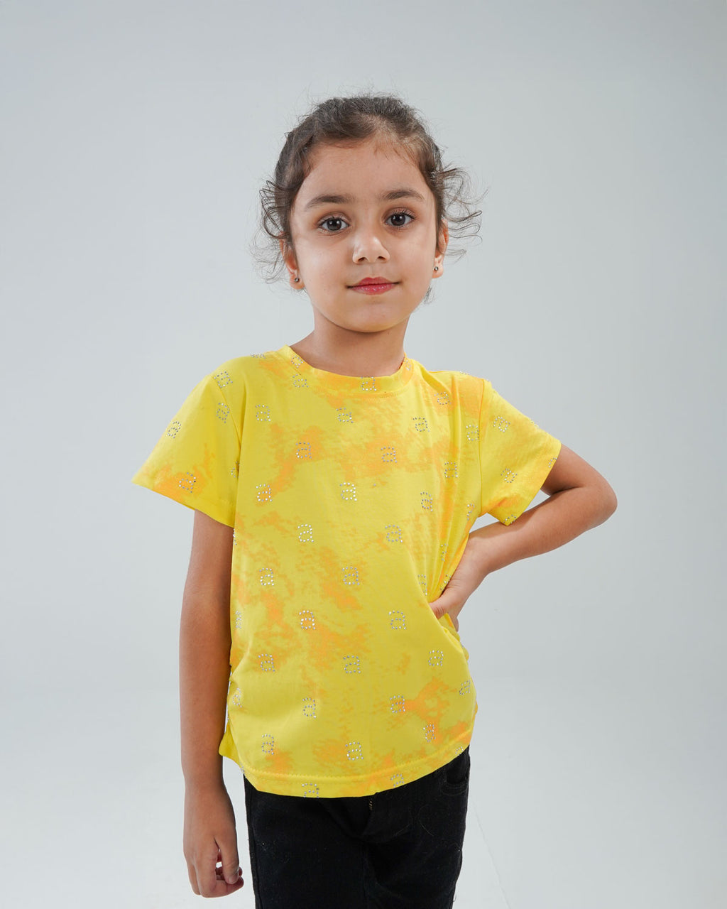 Toddler Girls' Colorful Tie-Dye T-Shirt