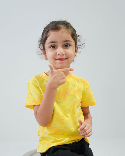 Toddler Girls' Colorful Tie-Dye T-Shirt