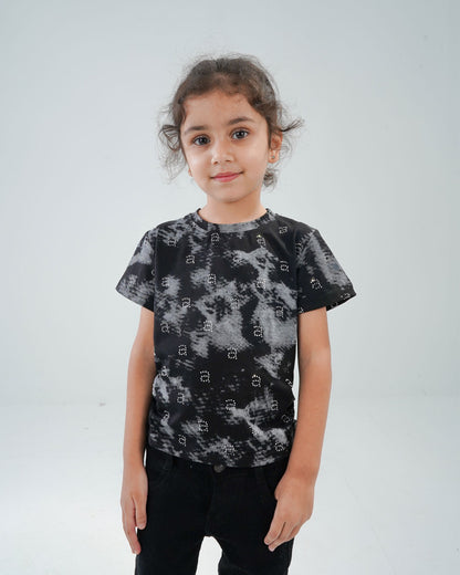 Toddler Girls' Colorful Tie-Dye T-Shirt
