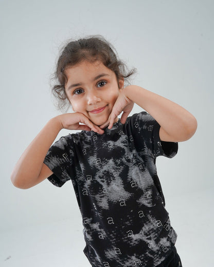 Toddler Girls' Colorful Tie-Dye T-Shirt
