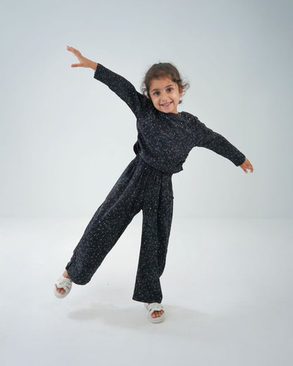 Girls' Star Print Pajama Set