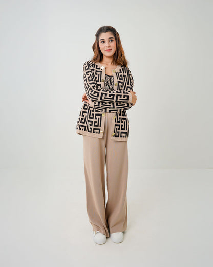Women’s 3-Piece Knitted Co-ord Lounge Set