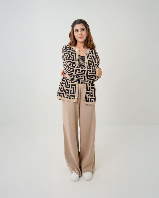 Women’s 3-Piece Knitted Co-ord Lounge Set