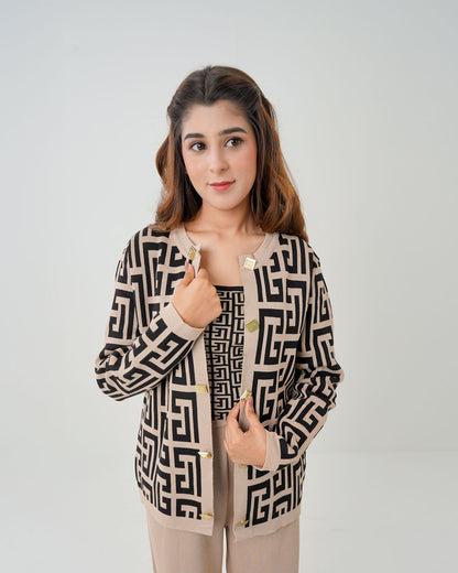Women’s 3-Piece Knitted Co-ord Lounge Set