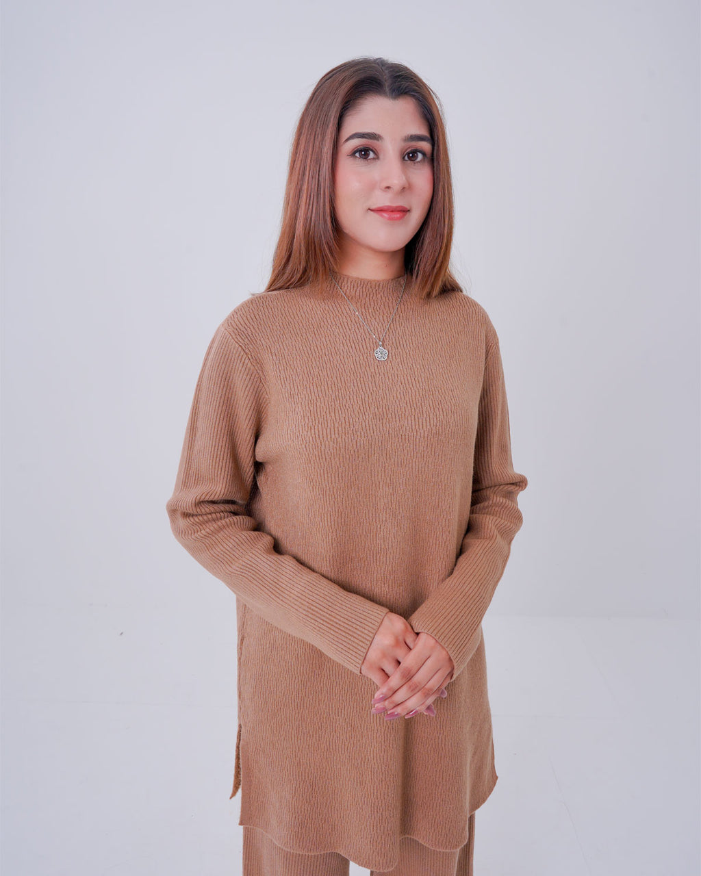 Women’s 2-Piece Plain Knit Lounge Co-ord Set