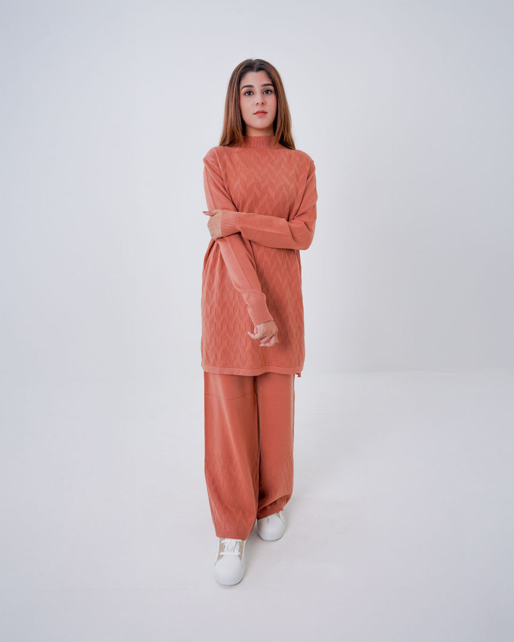Women’s 2-Piece Plain Knit Lounge Co-ord Set