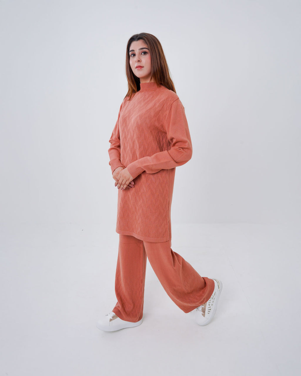 Women’s 2-Piece Plain Knit Lounge Co-ord Set