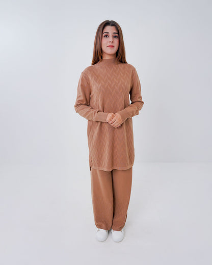Women’s 2-Piece Plain Knit Lounge Co-ord Set