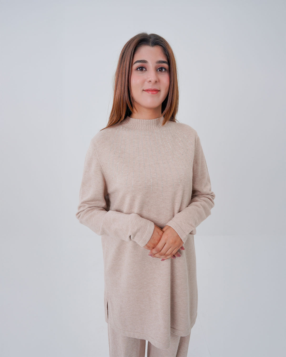 Women’s Ribbed Knit Matching Two-Piece Set