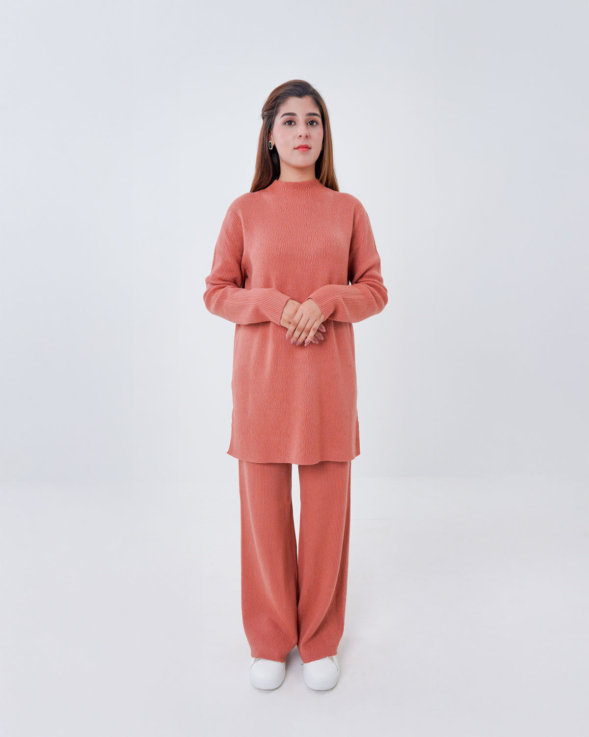 Women’s 2-Piece Plain Knit Lounge Co-ord Set