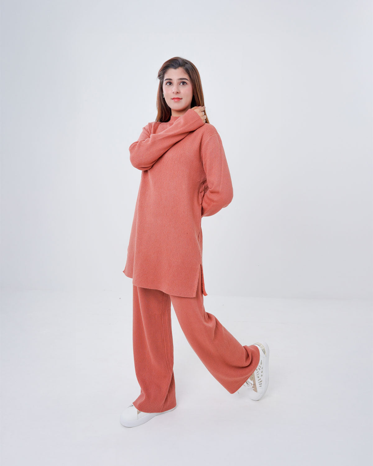 Women’s 2-Piece Plain Knit Lounge Co-ord Set