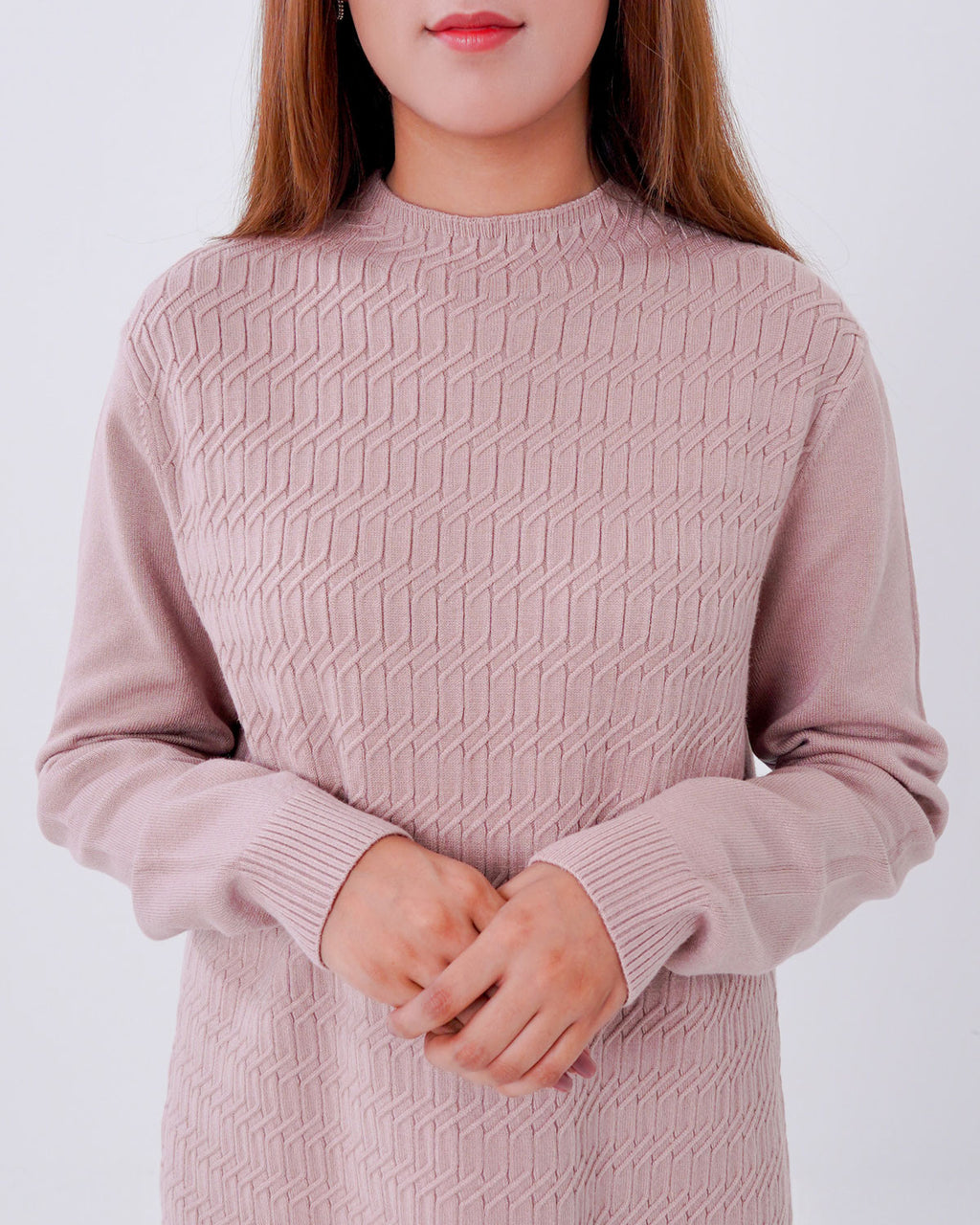 Women’s 2-Piece line pattern Knit Lounge Co-ord Set