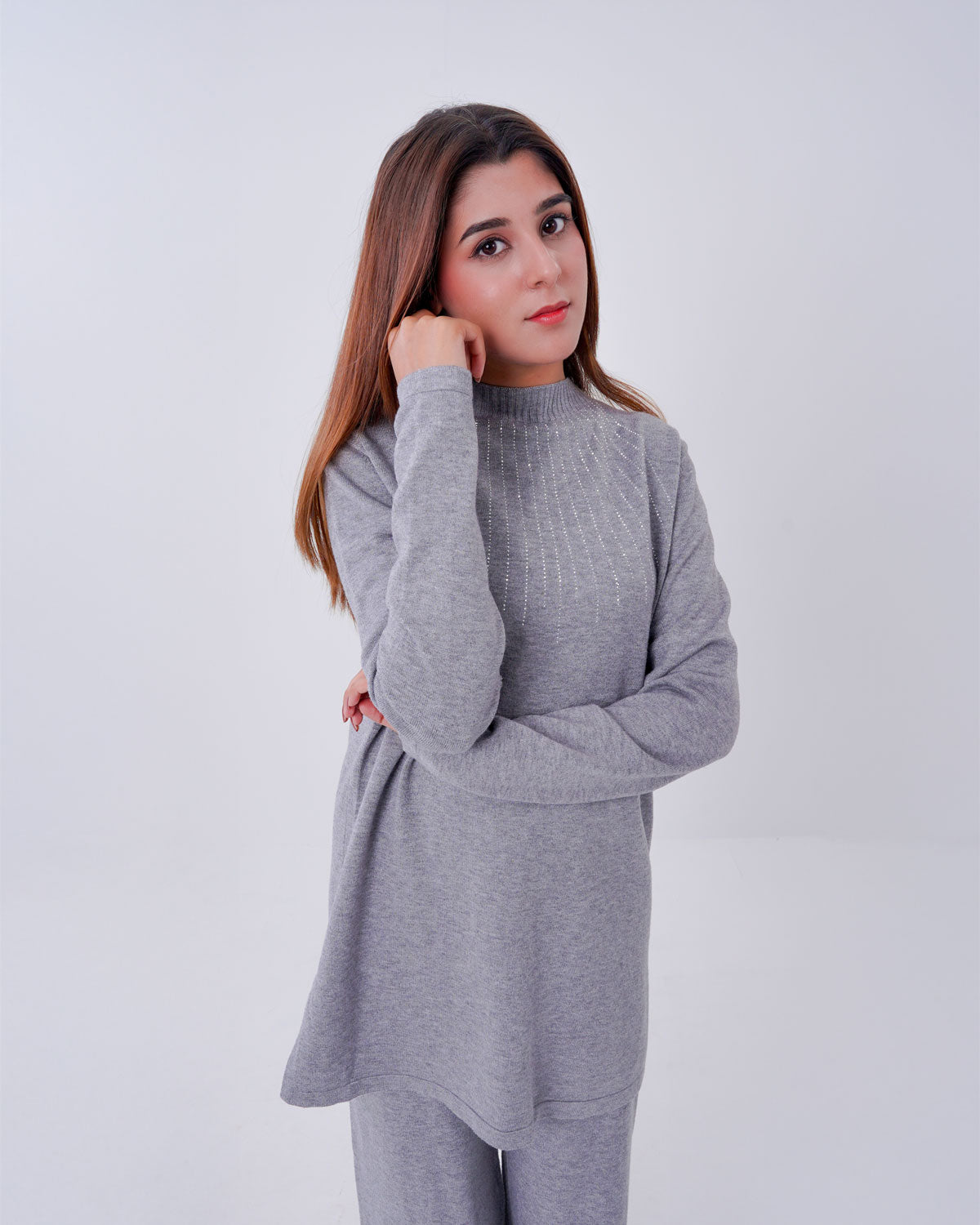 Women’s Ribbed Knit Matching Two-Piece Set