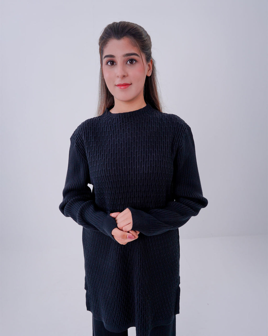 Black sweat 2 piece dress