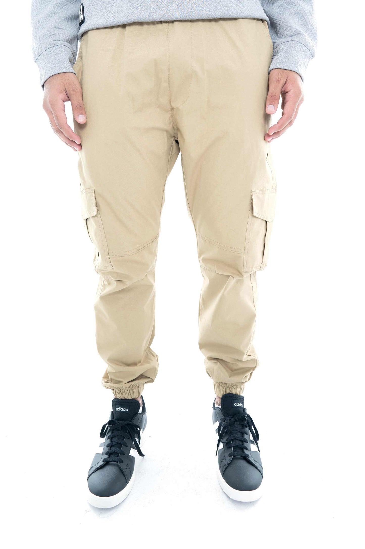 Men's Khaki Cargo Joggers