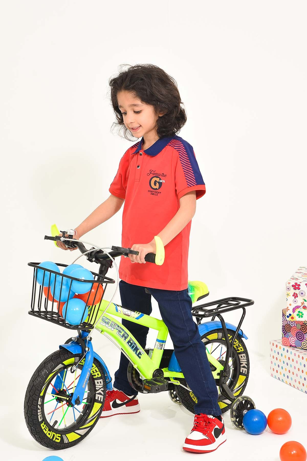 Boys' Red Polo T-Shirt