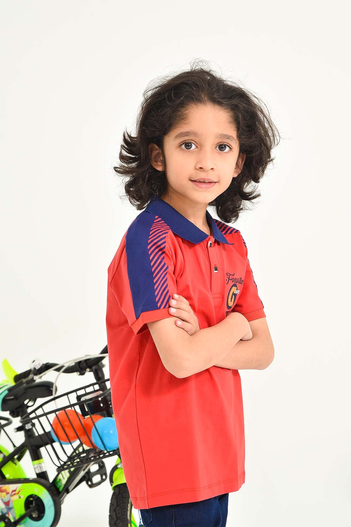 Boys' Red Polo T-Shirt