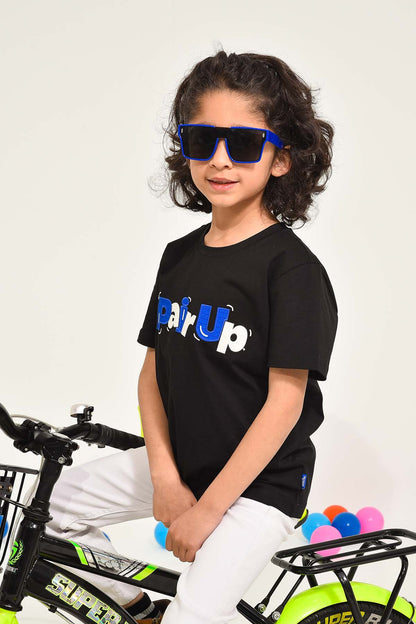 Black Graphic T-Shirt for Kids