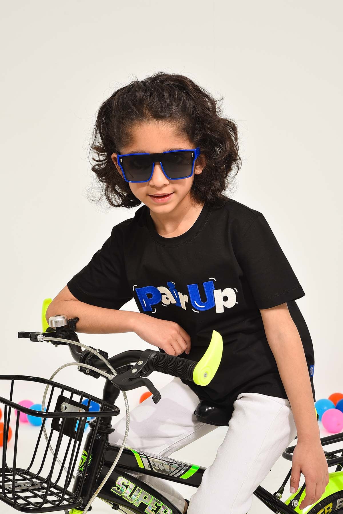 Black Graphic T-Shirt for Kids