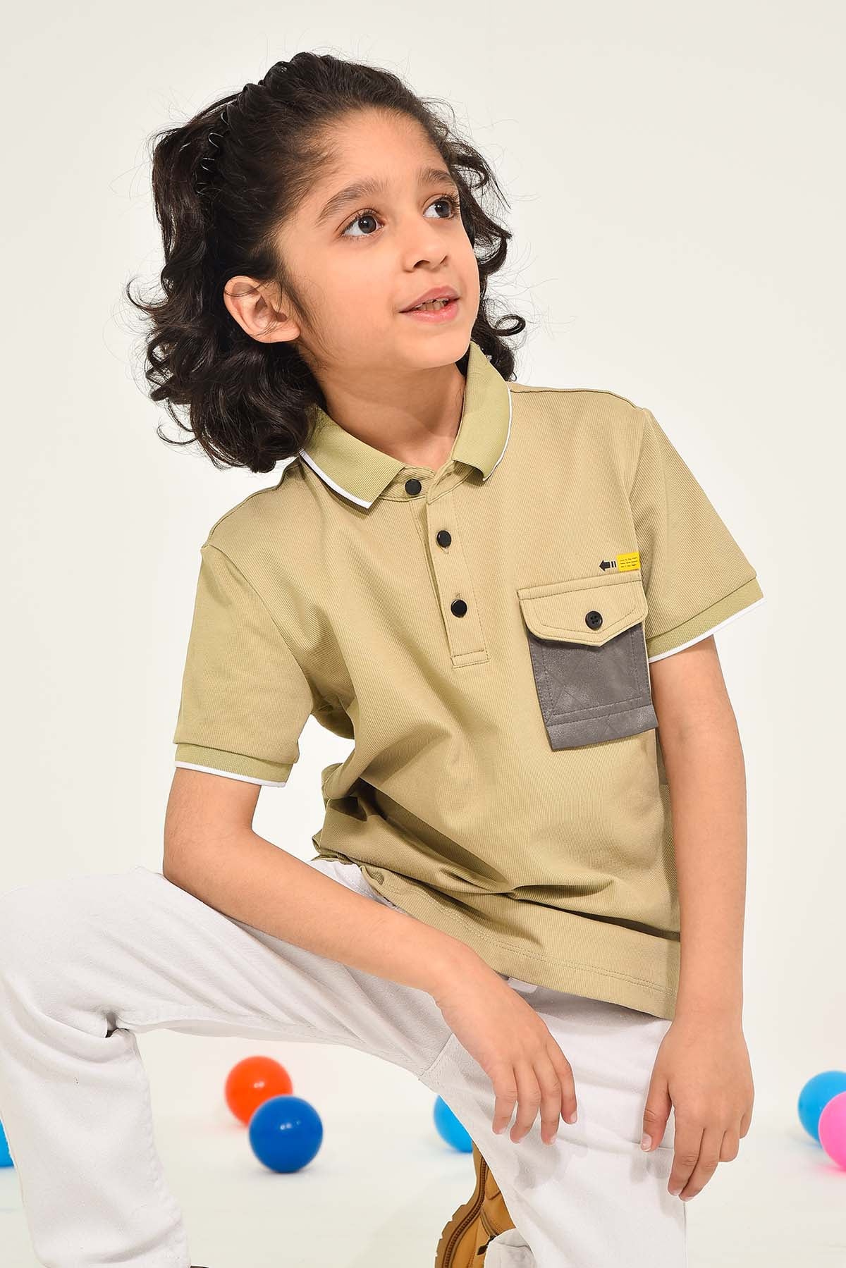 Boys' Light Brown T-Shirt