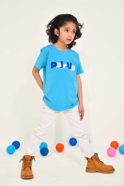 Blue Graphic T-Shirt for Kids