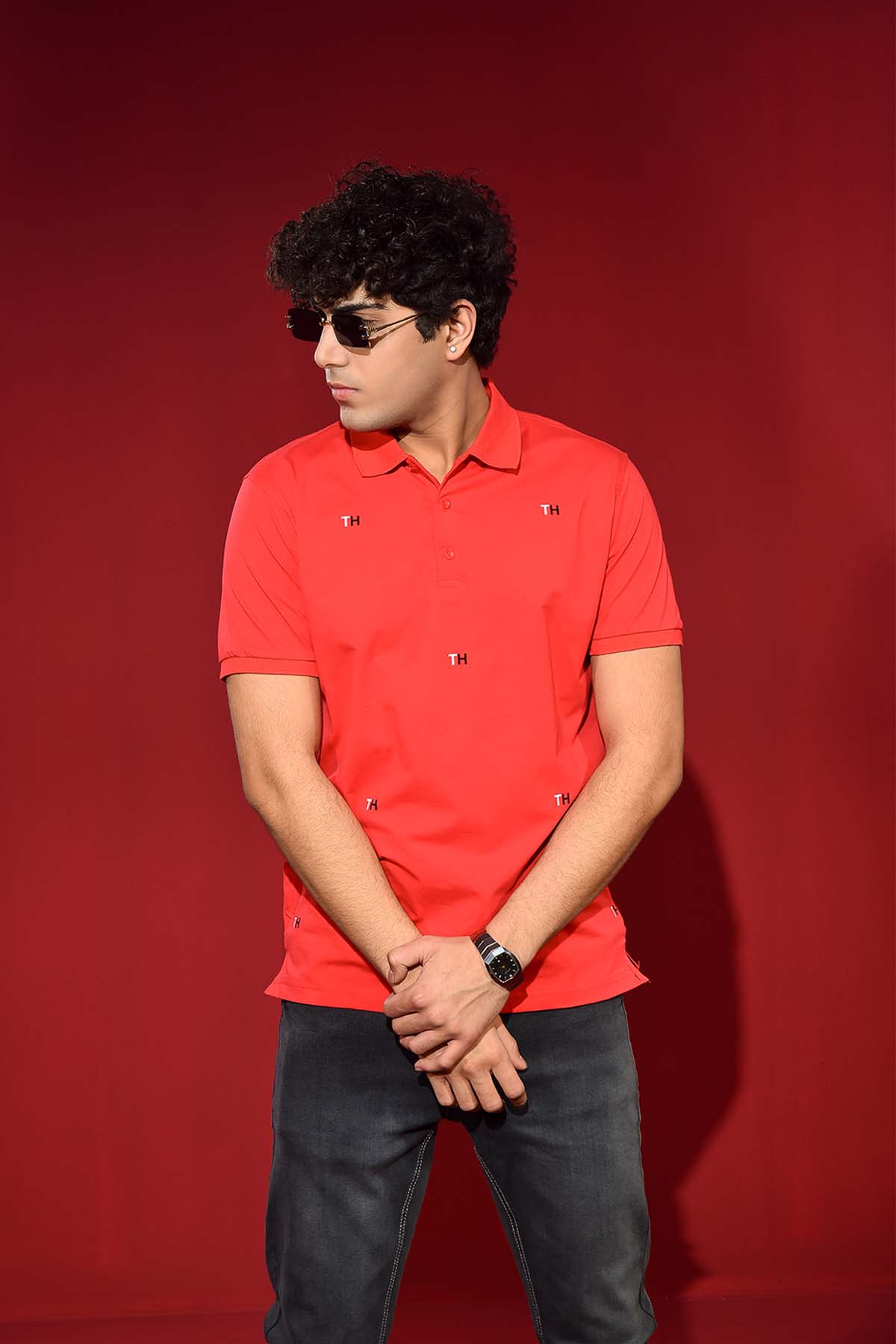 Men's Red Polo T-Shirt