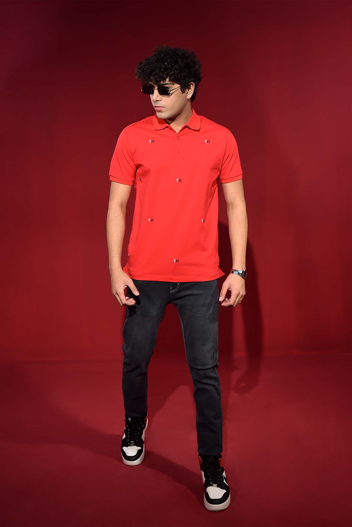 Men's Red Polo T-Shirt