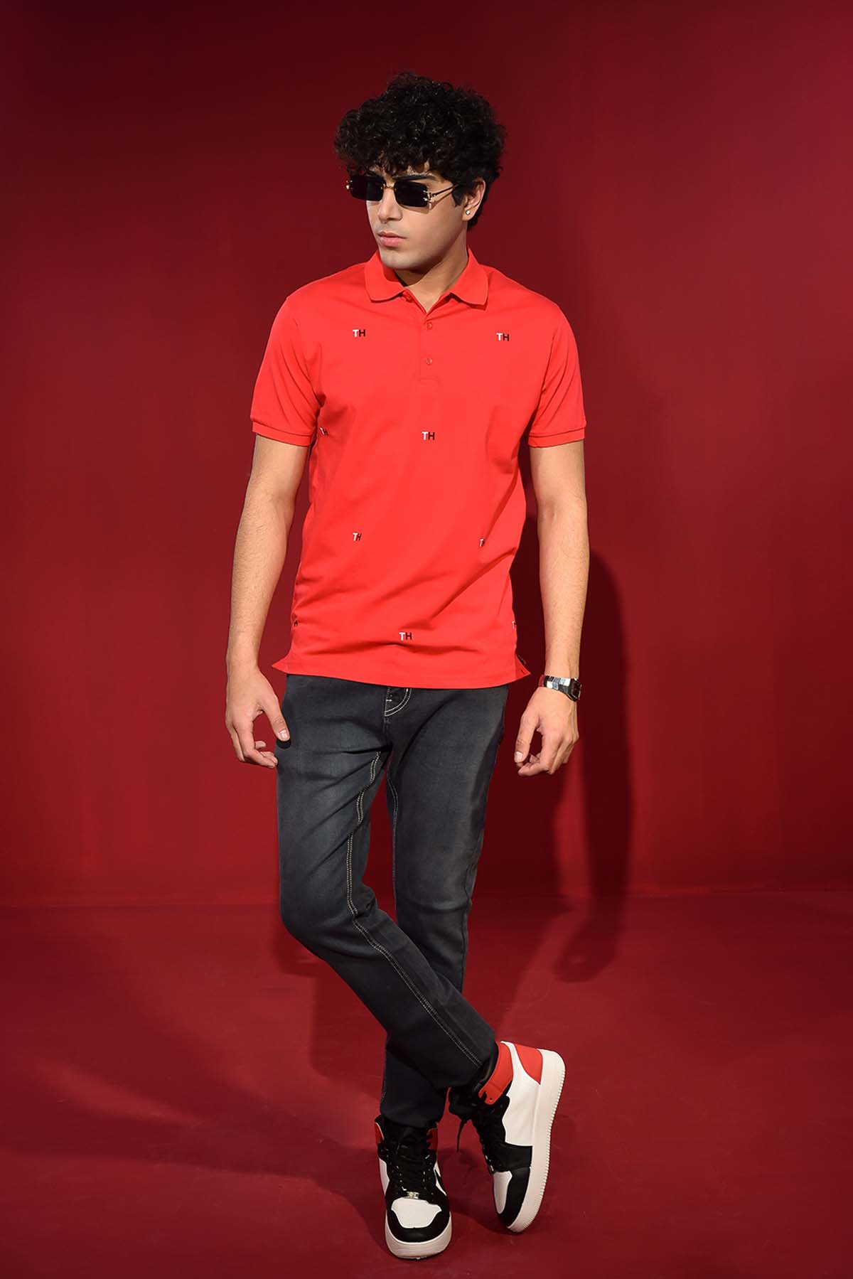 Men's Red Polo T-Shirt