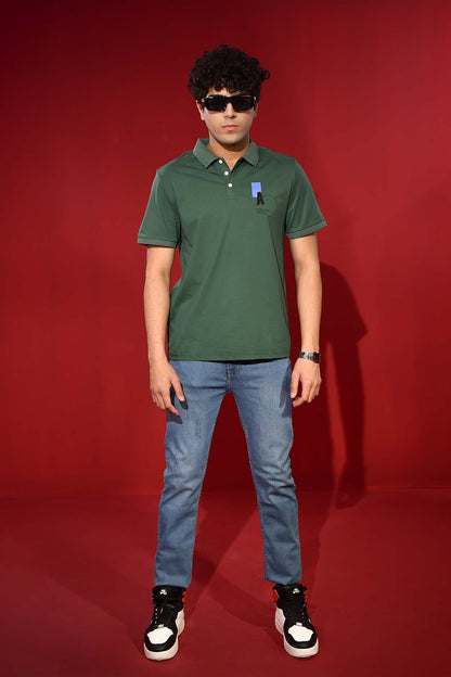 Men's Light Olive Polo T-Shirt