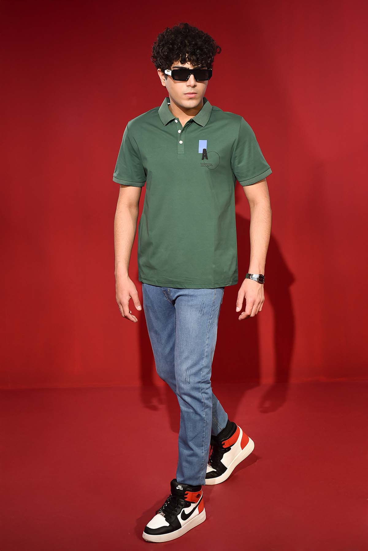 Men's Light Olive Polo T-Shirt