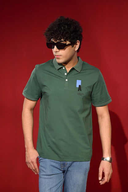 Men's Light Olive Polo T-Shirt