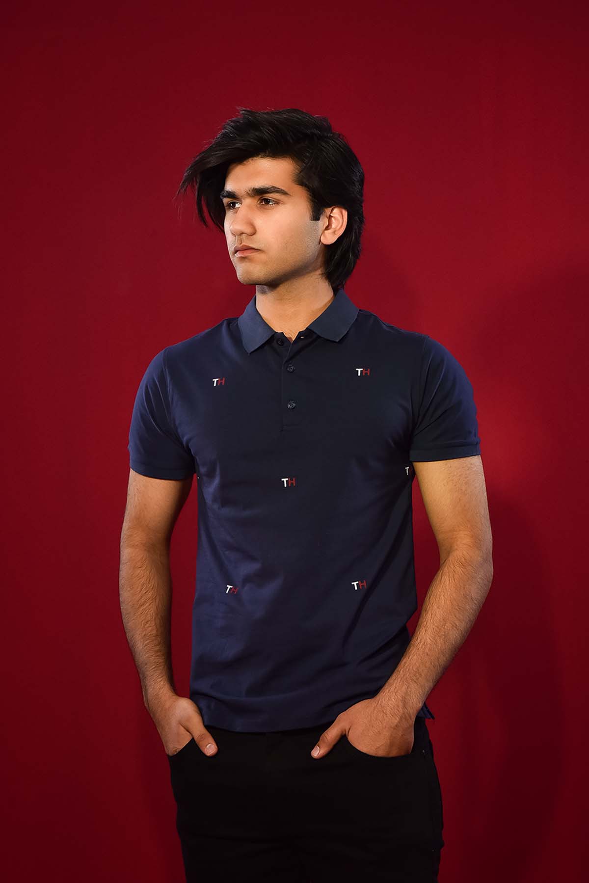 Men's Blue Polo T-Shirt