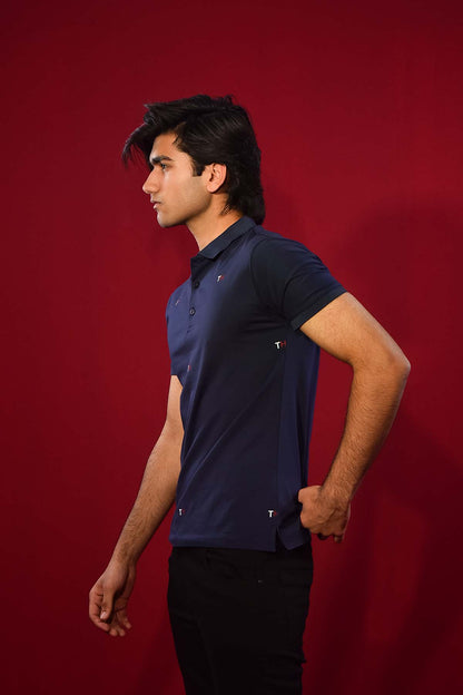 Men's Blue Polo T-Shirt