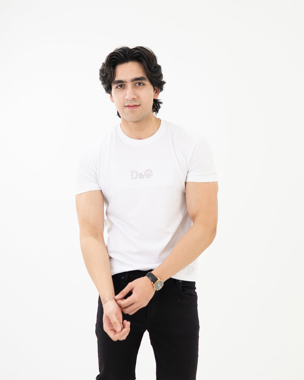 Signature White Tee
