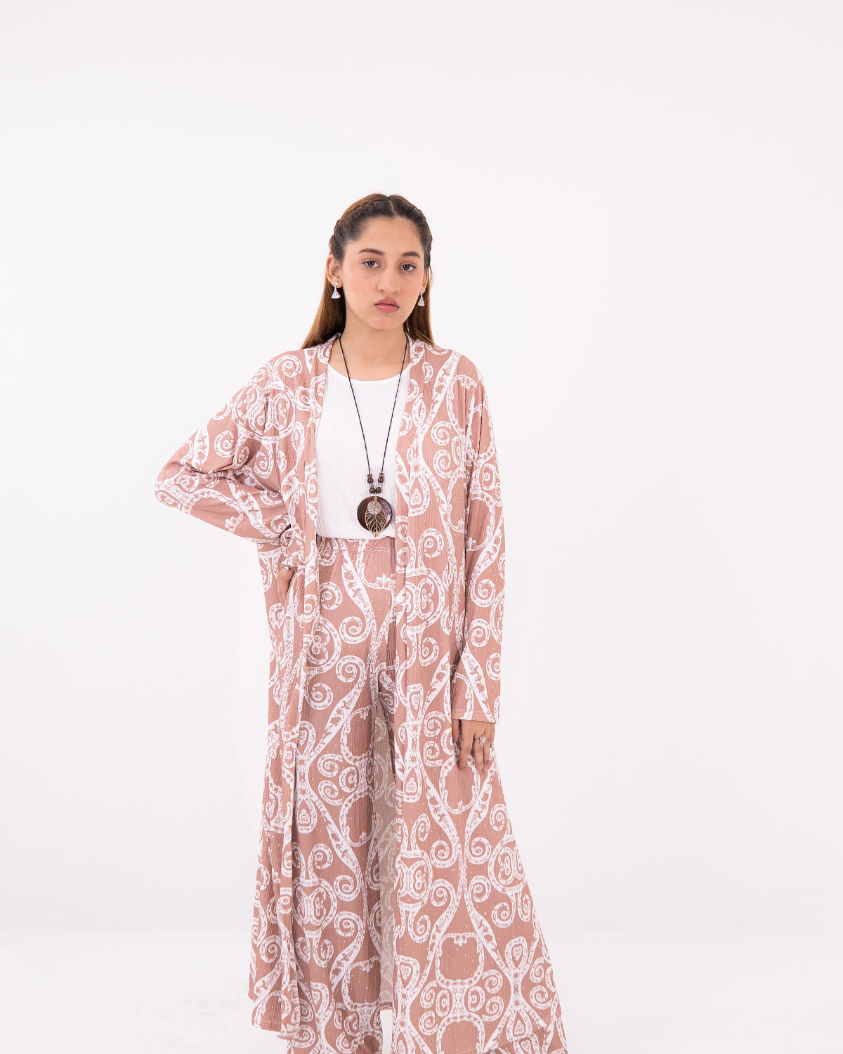 Dust Pink Kimmon Overlay Set (3pcs)