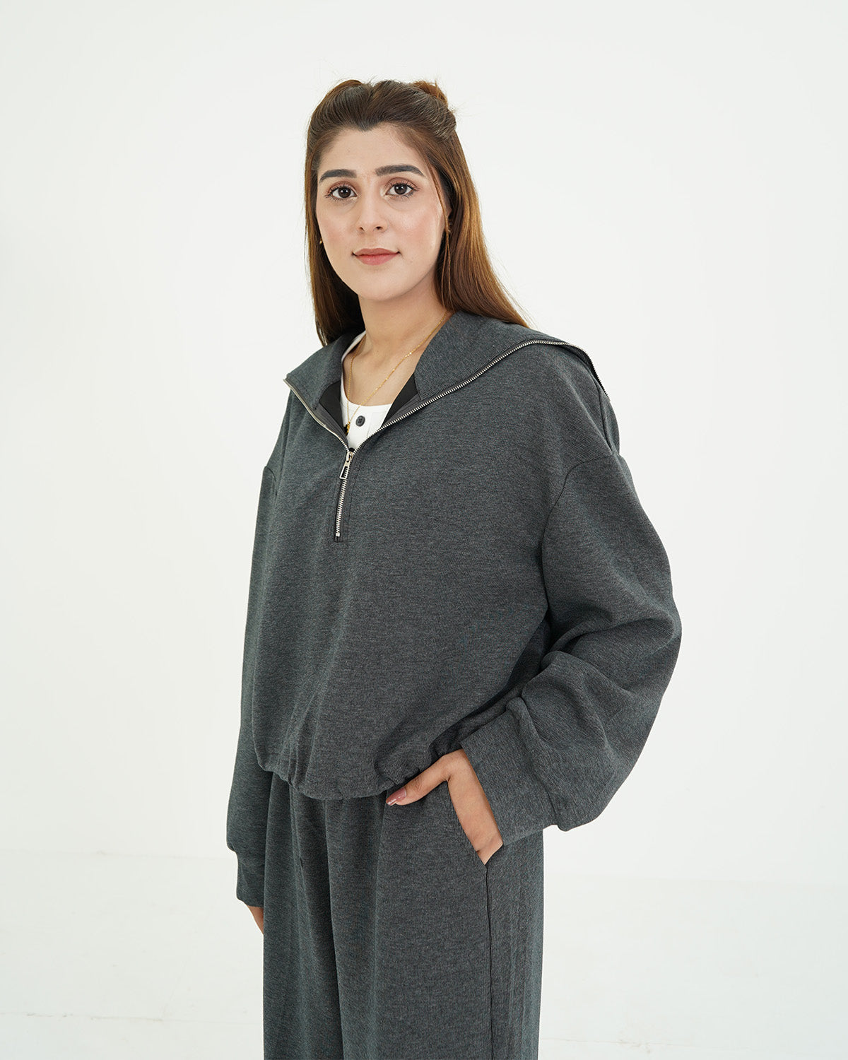 Grey Zip Set 2pc