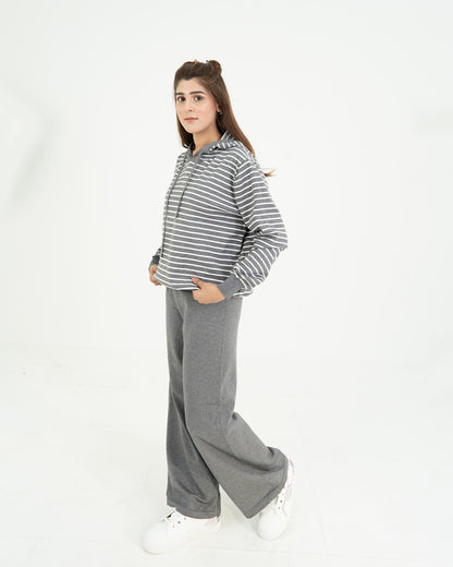 Grey Lining Hood 2pc