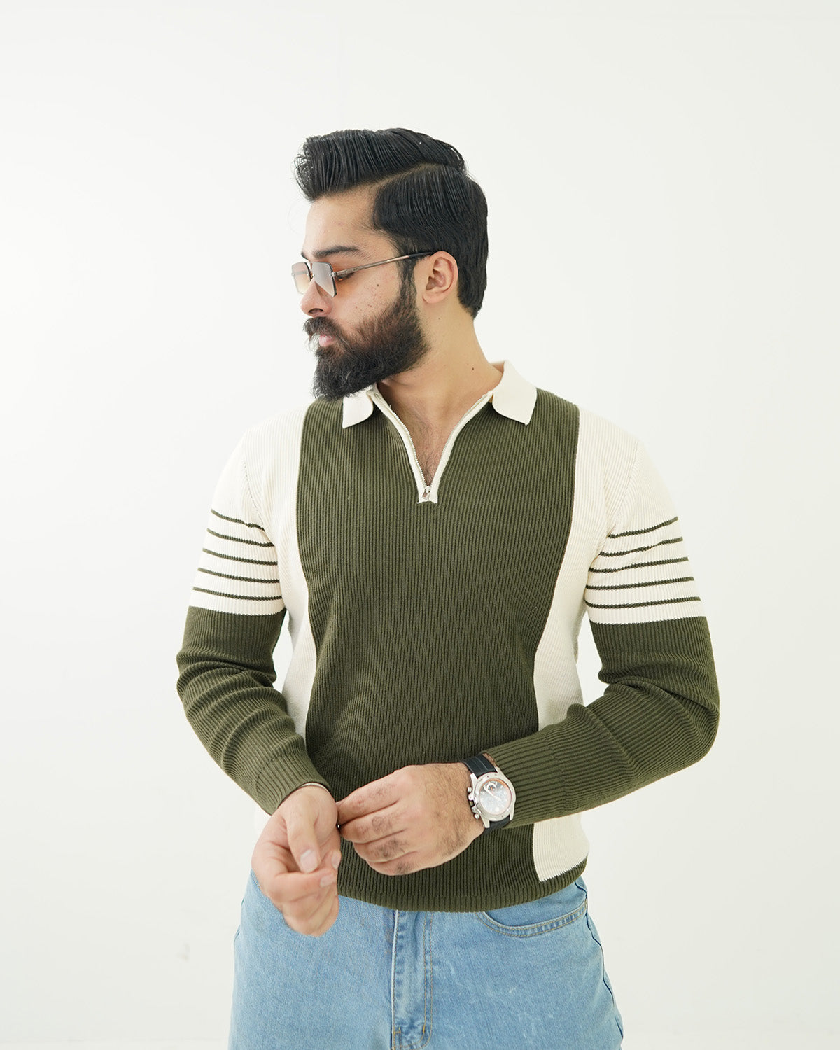 Green Breeze Sweater Shirt