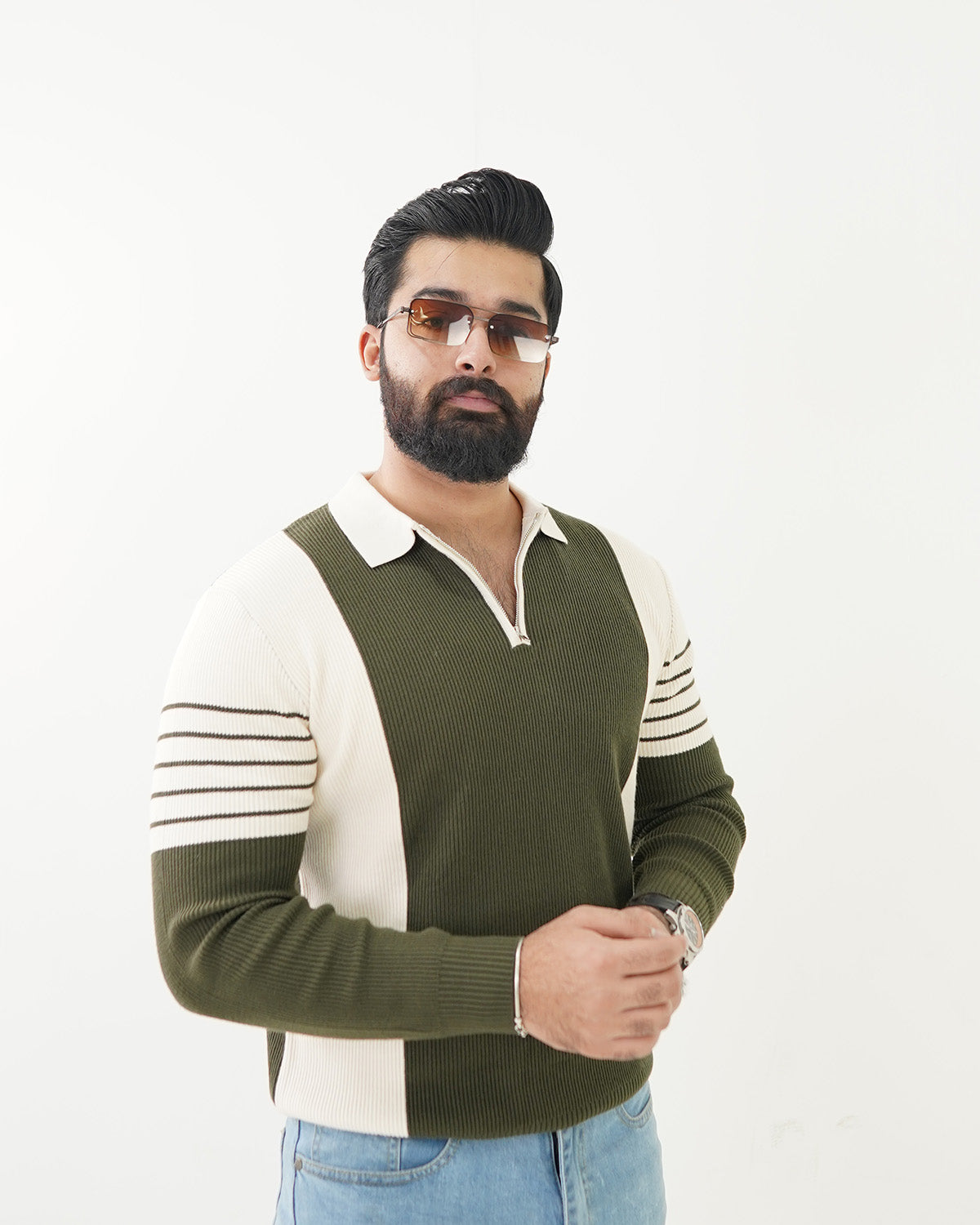 Green Breeze Sweater Shirt