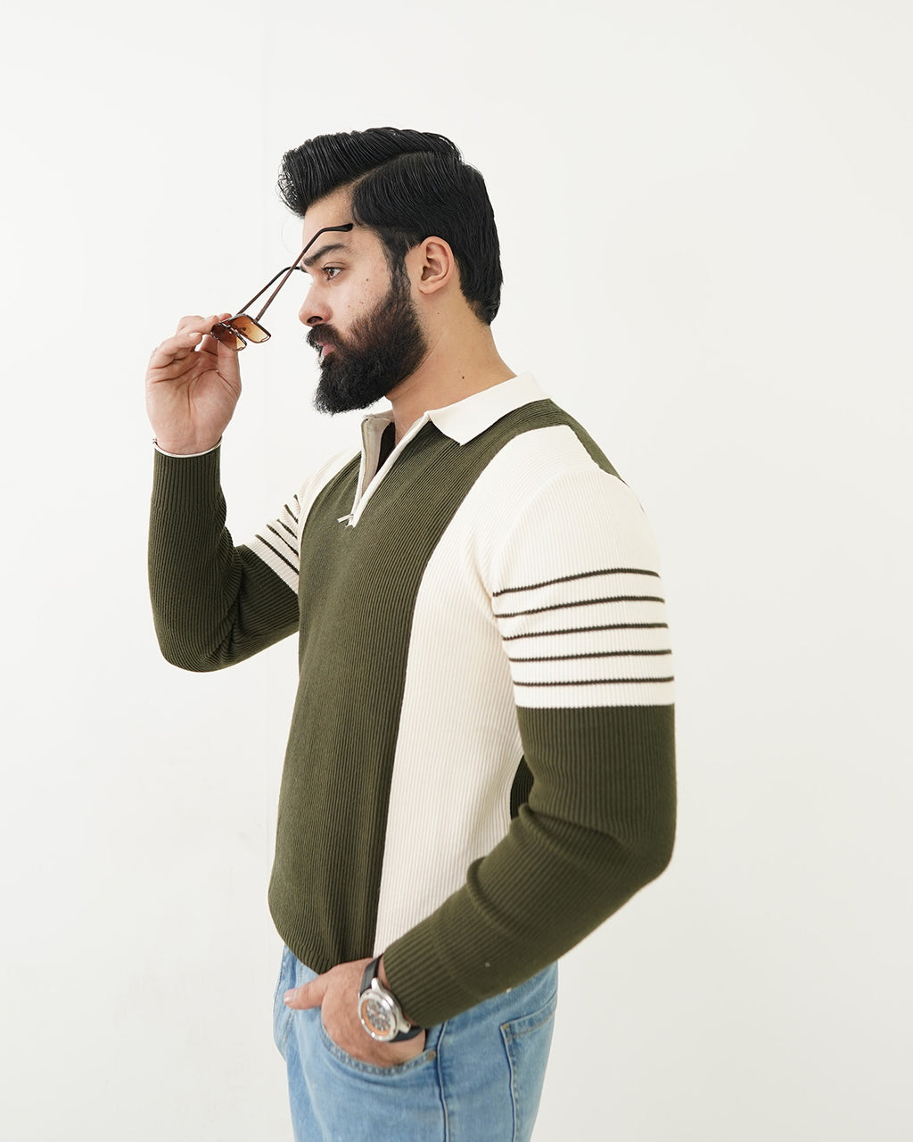 Green Breeze Sweater Shirt