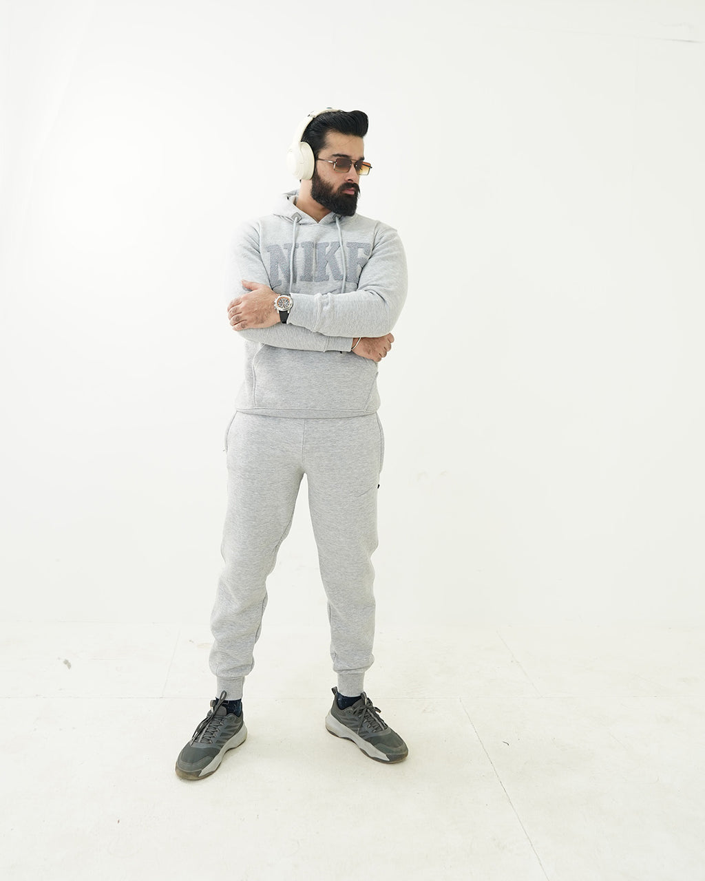 Grey Hoodie Tracksuit