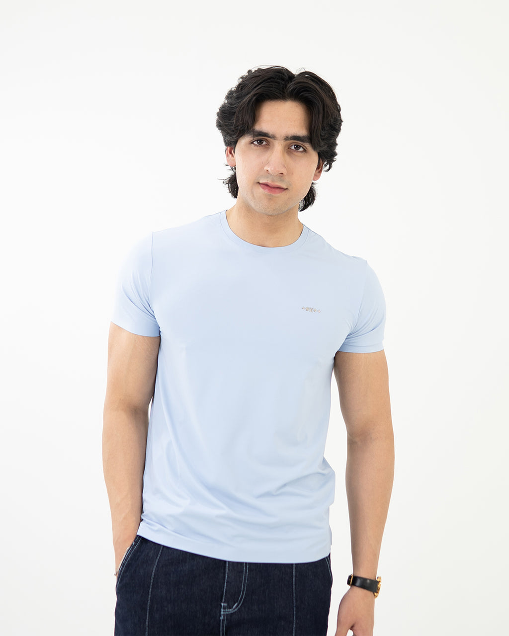 Luxe Sky Blue Tee