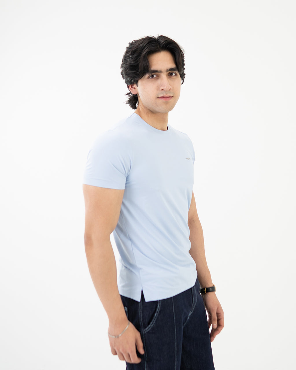 Luxe Sky Blue Tee