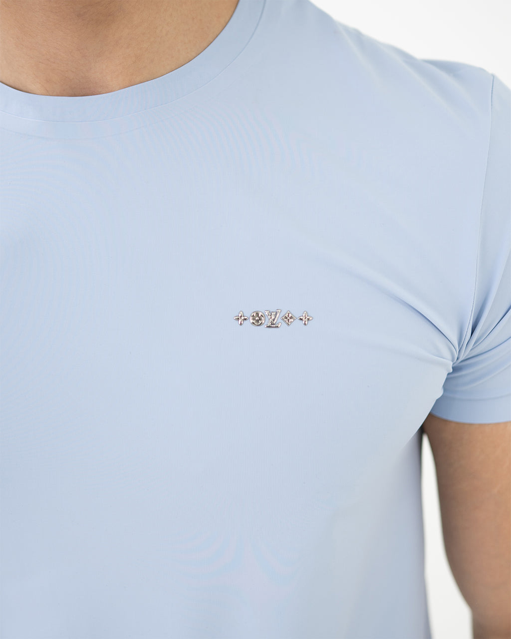 Luxe Sky Blue Tee
