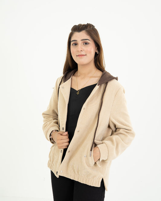 Beige Corduroy Jacket